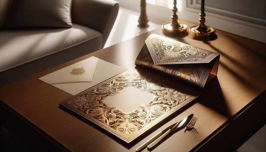 Papier1 Luxusschreibwaren Papier Gold