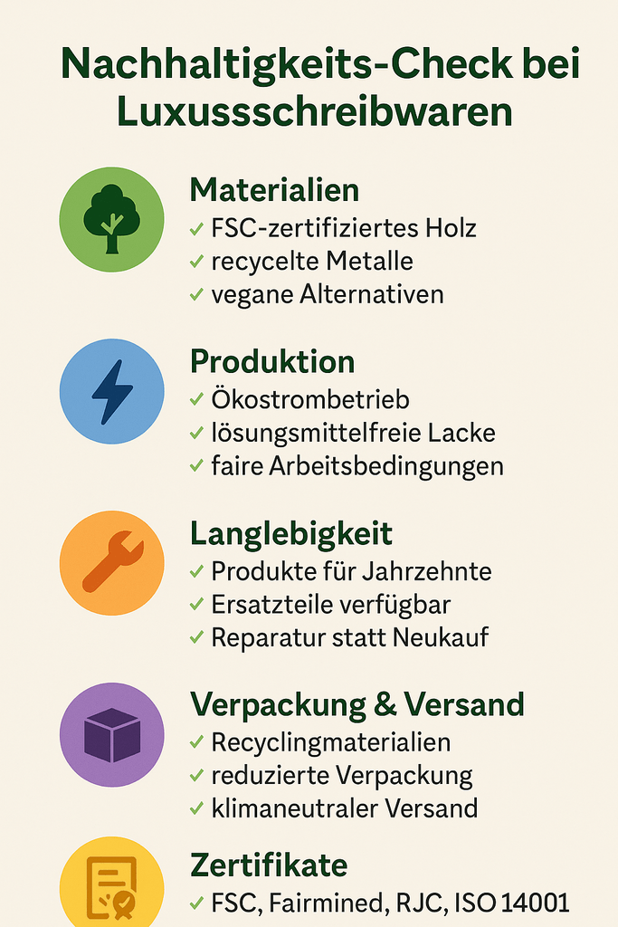 Umwelt Nachhaltigkeitscheck
