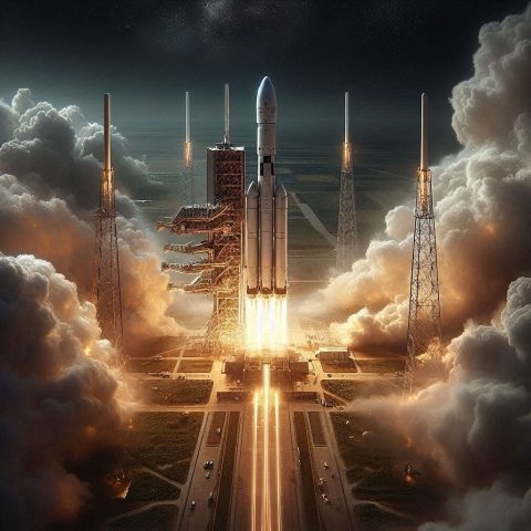 Die Apollo 12 Rakete Die Kurz Vor Dem Start Steht Die Startrampe Besteht Aus Einem Luxusstift Ra 1