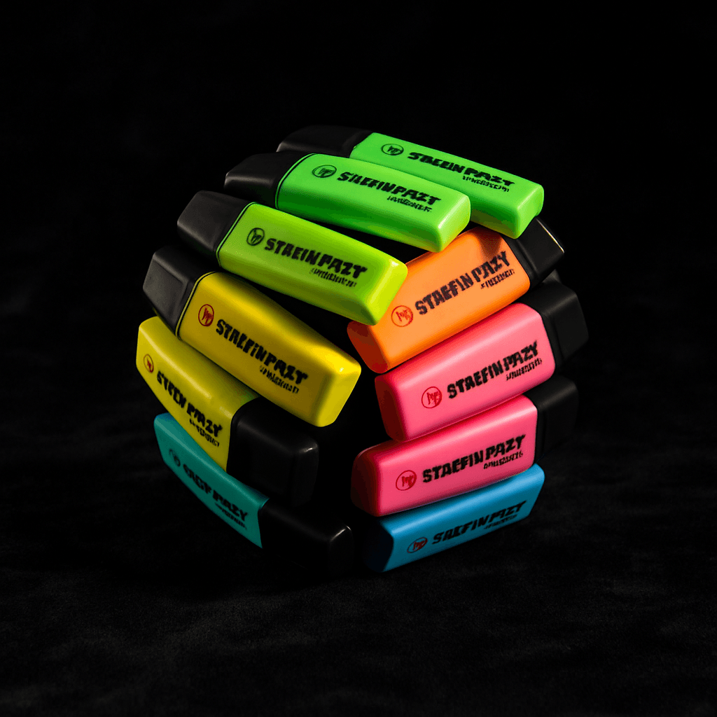 202505272227bunte Stabilo Kugelnsimplecompose01jw9pt930f1brgp91szeszh5y Luxusschreibwaren Ein Kreis Aus Stabilo Textmarker