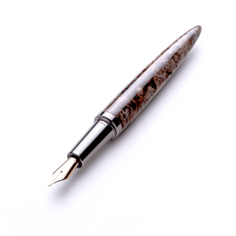 Ashera Füllfederhalter Dunkles Rosskastaniengold