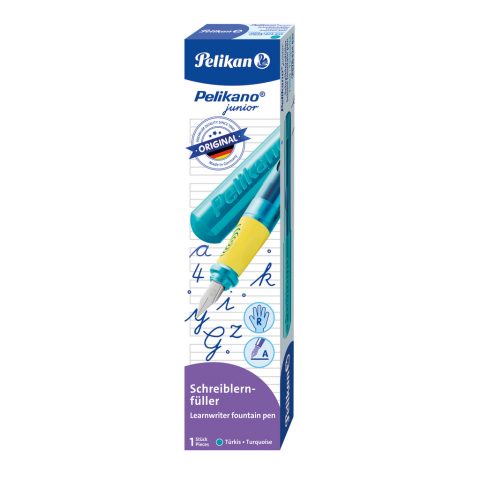 Füllhalter Pelikano Junior P67 Türkis Feder a Für Rechtshänder Faltschachtel-824835_füllhalter Pelikano Junior P67 Türkis Feder A Rechtshänder Faltschachtel-highres