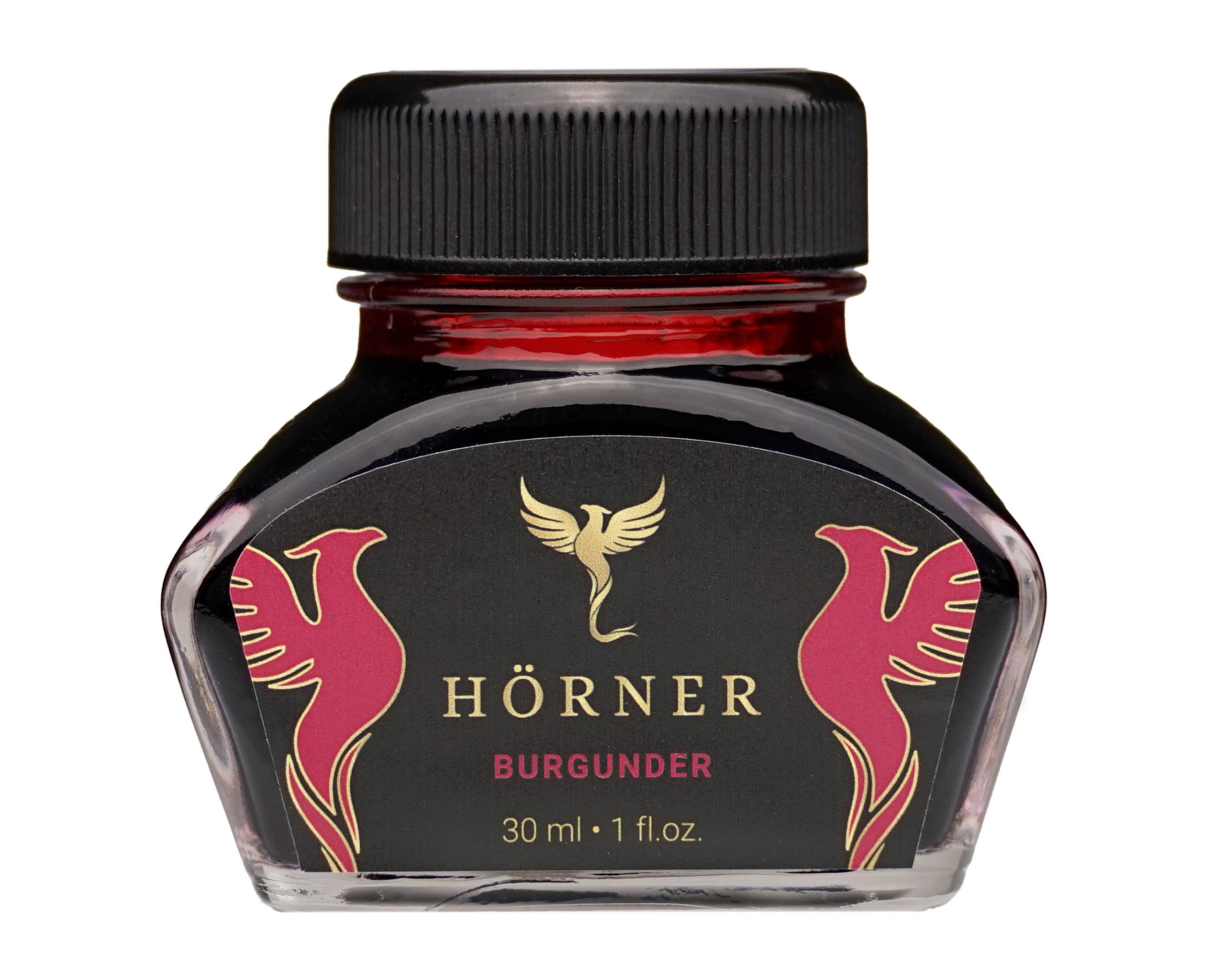 Hörner Tintenfass in rot