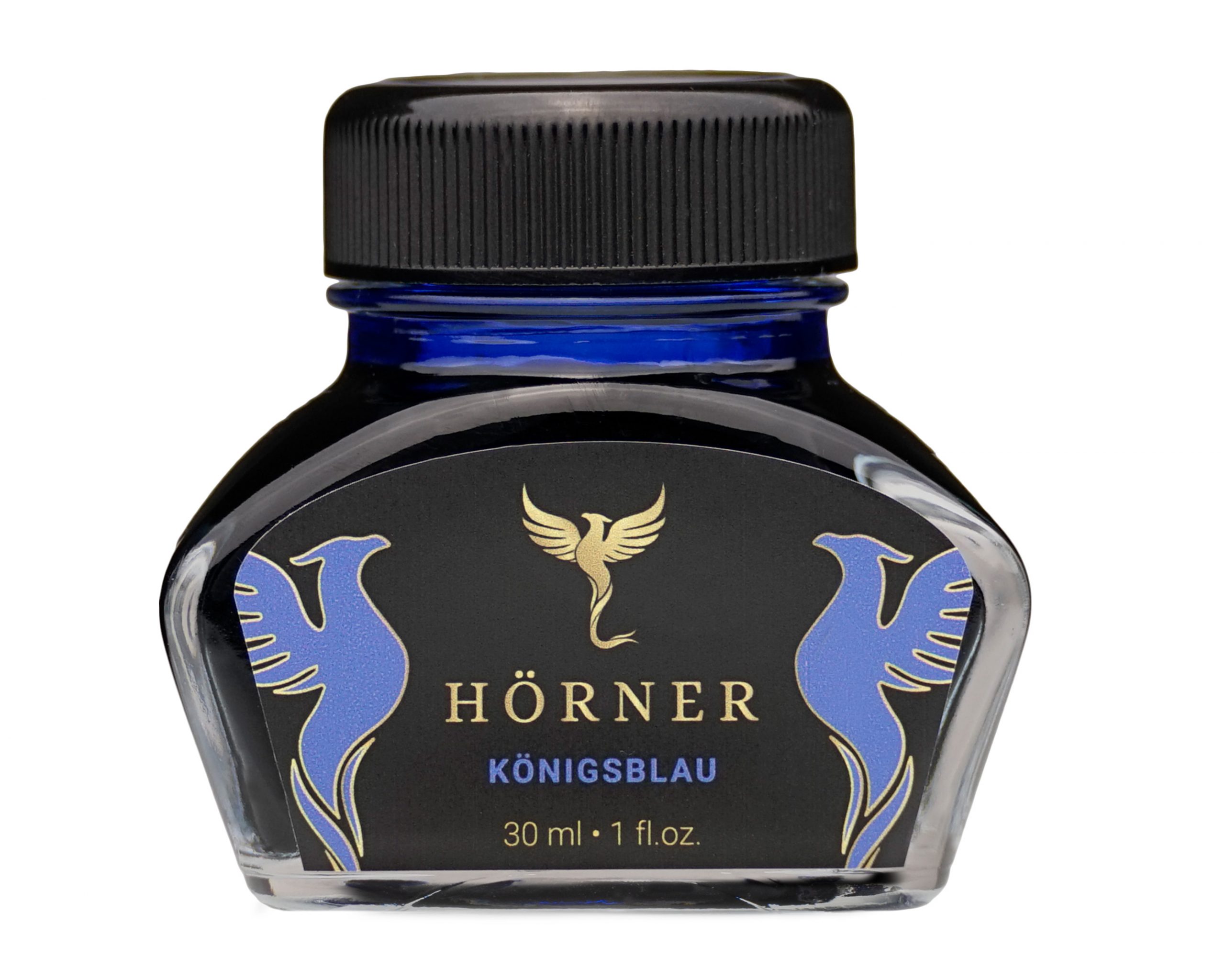 Hörner Tintenfass in blau