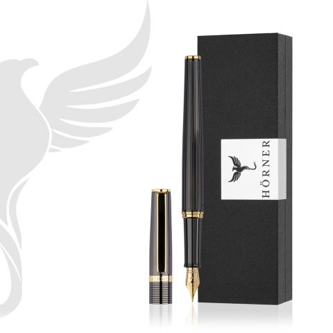 Vectrum Füllfederhalter Vintage Vergoldete Feder Edles Design