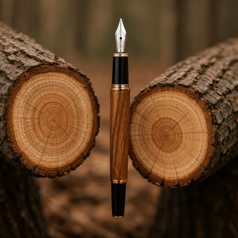 Luxusstift mit Holzstamm