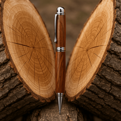 Luxusstift mit Holzstamm