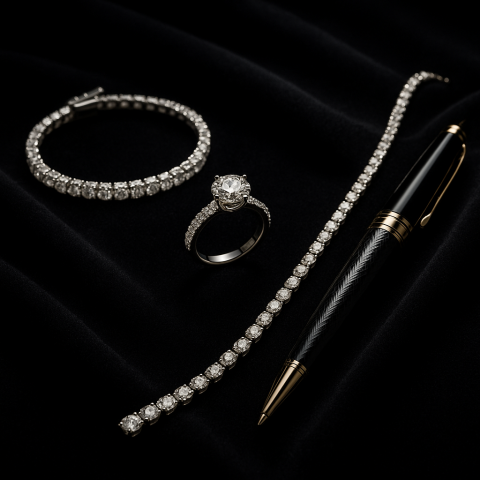 Voghion mit Diamanten und Luxusstift Voghion Ring, Kette, Armband mit Diamanten und Luxusstift